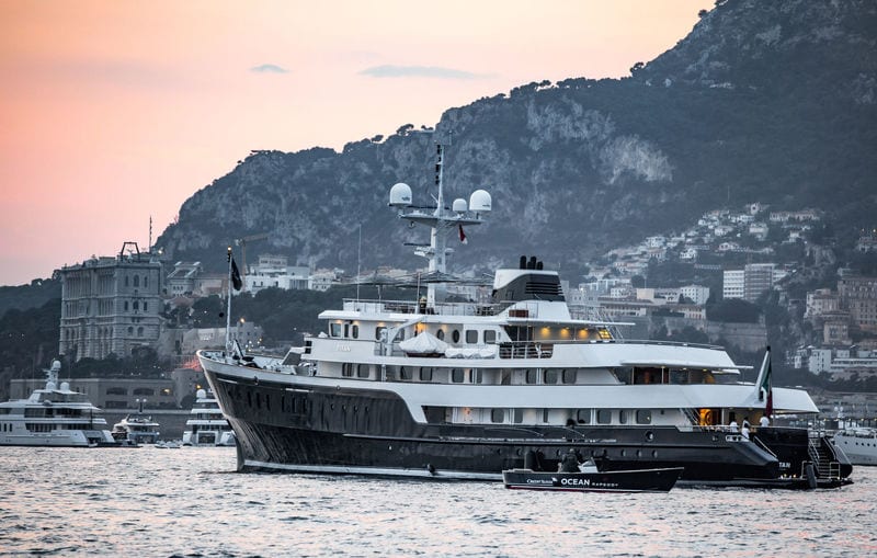 The Titan sailed the Mediterranean and the Caribbean as the private yacht of an Italian aristocratic family.