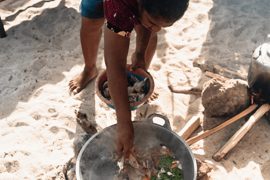 aqua blu cooking