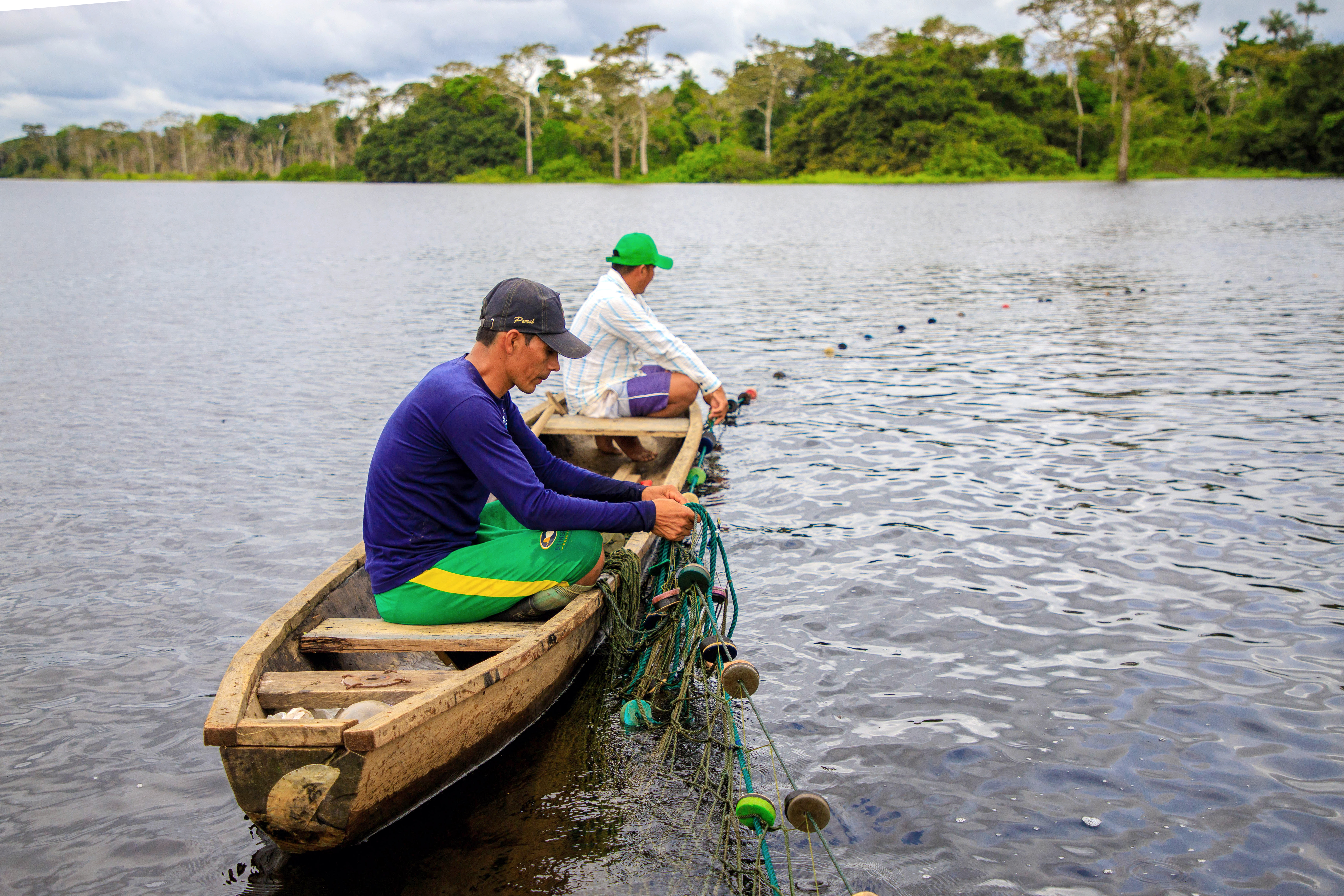 paiche fishing demonstration