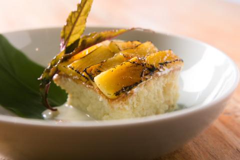 Roasted Pineapples with Three Milks Cake (Piñas Asadas con Tres Leches)