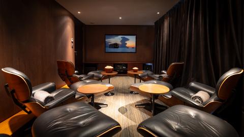 Private screening room