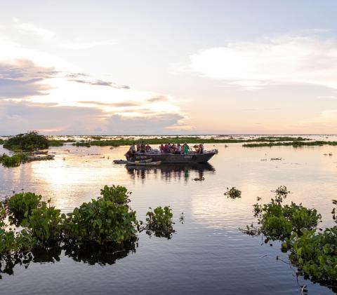 Tender ride through the Mekong