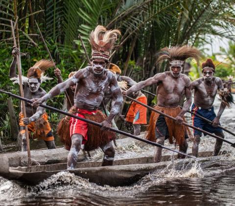 Asmat Tribesmen