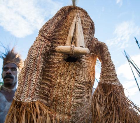 Asmat Spirit Body Mask