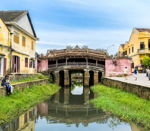 Hội An, a port city with Japanese and French architecture
