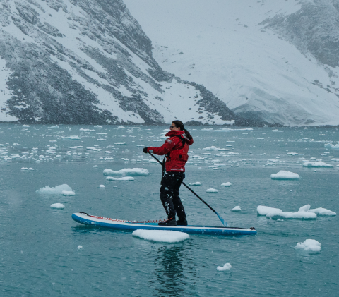 Paddling in the Arctic