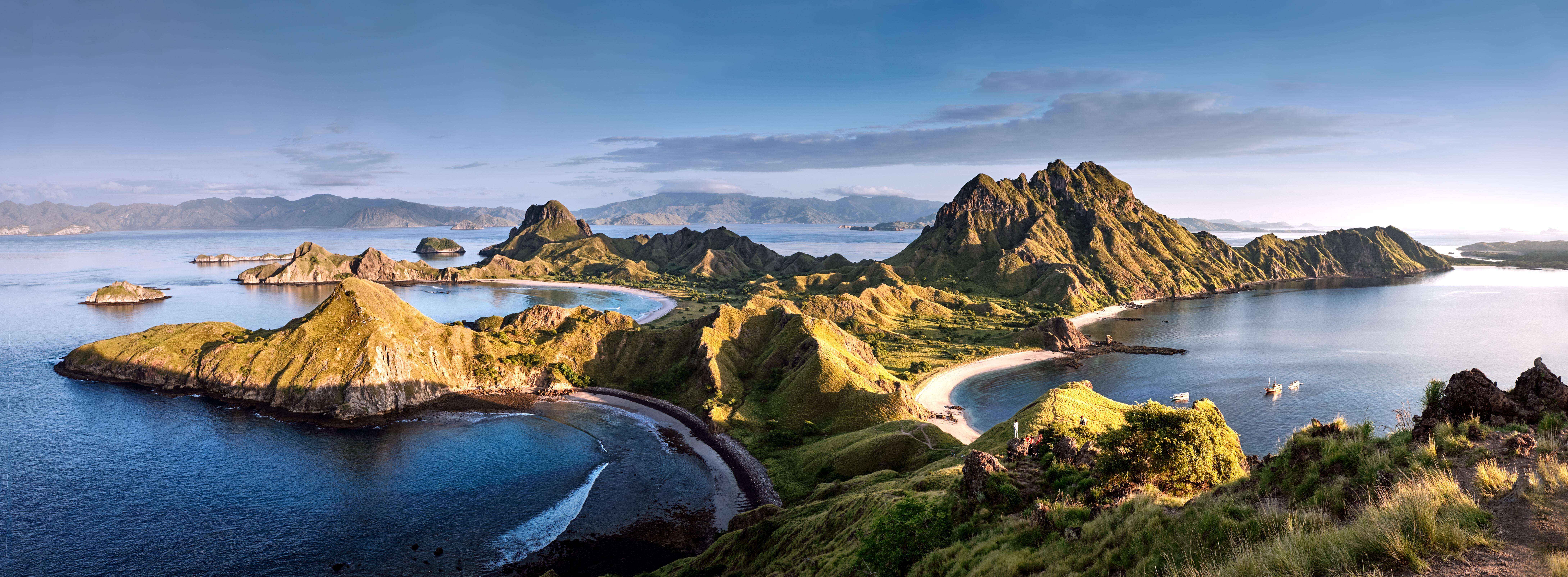 Padar Island Crescent Shaped Beaches
