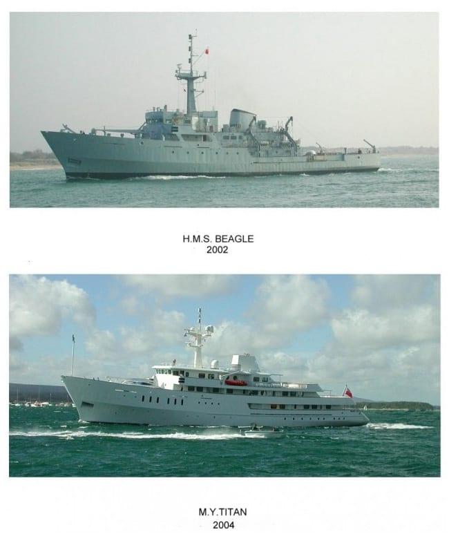 HMS Beagle undergoes a dramatic conversion.